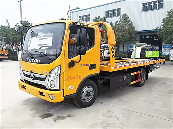 福田奧鈴一拖二藍牌清障車