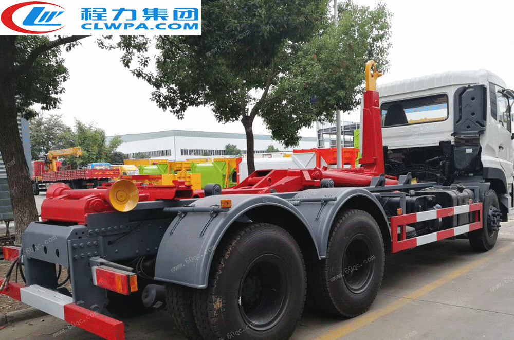 國五東風天龍后雙橋車廂可卸式垃圾車 國五東風天龍后雙橋車廂可卸式垃圾車